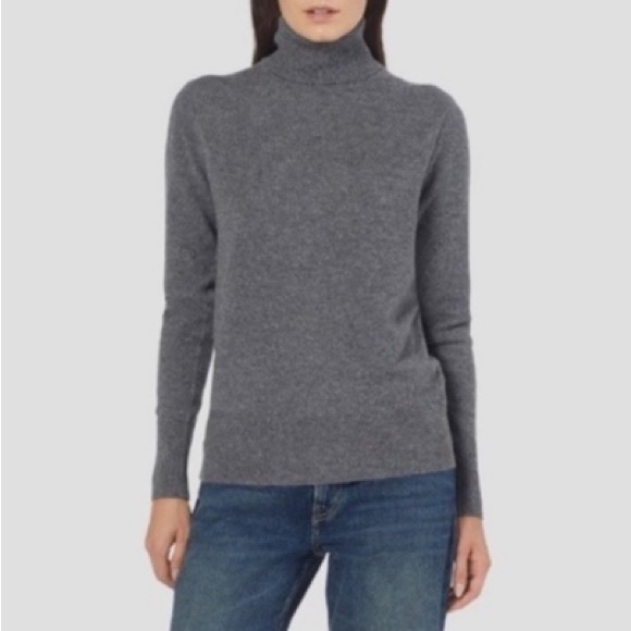 Equipment Sweaters - Equipment Delafine 100% Cashmere Sweater Women’s Large Gray